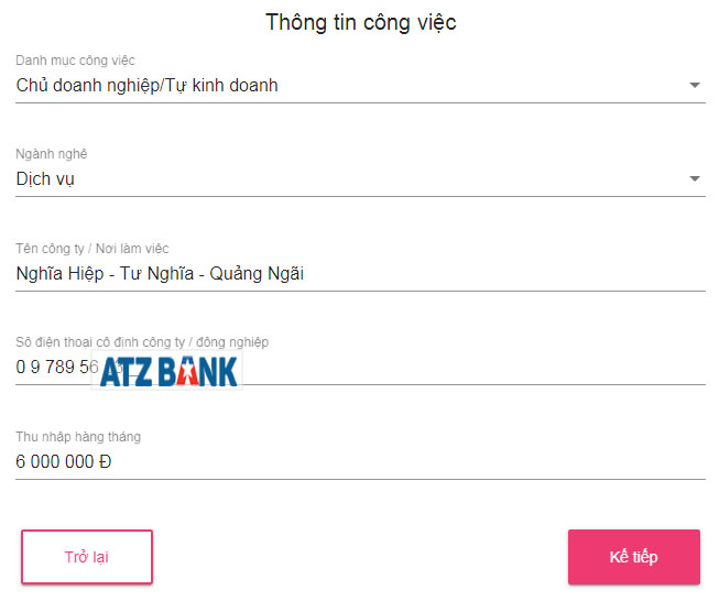 vay tiền atm online